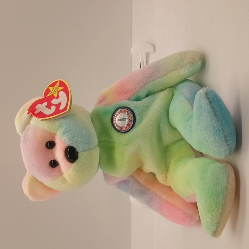 ‘B.B Bear' Birthday Beanie Baby -- 1999 Ty